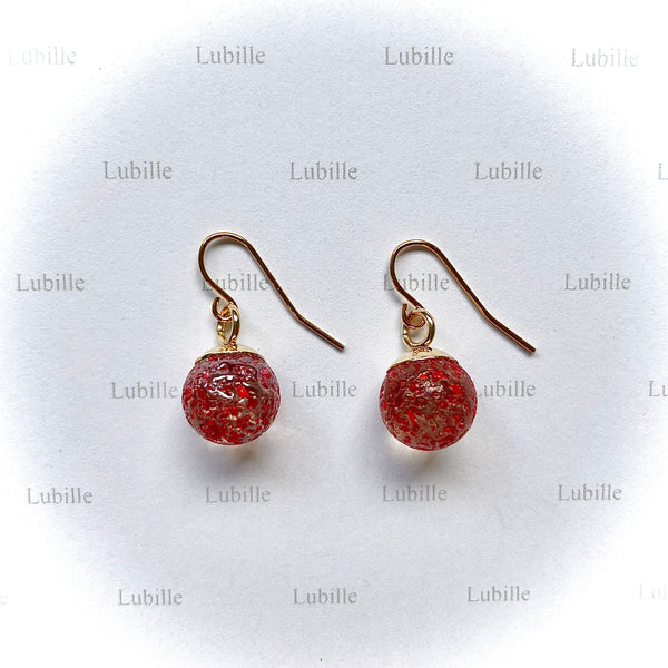 Boucles or « pépite rouge »