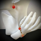 Parure S or "orange flamme"