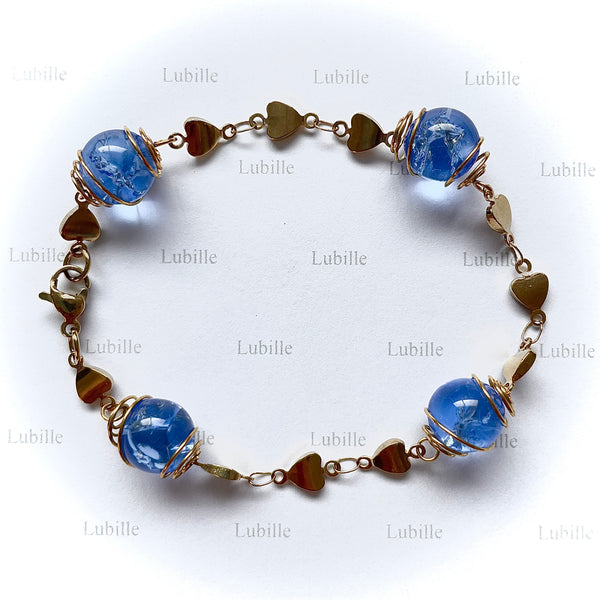 Bracelet or "pluie d'été"