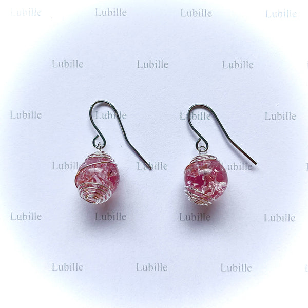 Spirales argent "rose ballerine"