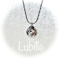 Collier 𝕃 argent "nuage"