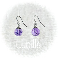 Boucles 𝕊 arg "douceur lila"